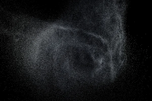 Siyah arkaplanda soyut su sıçramaları