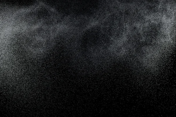 Abstract Spatten Water Een Zwarte Achtergrond — Stockfoto