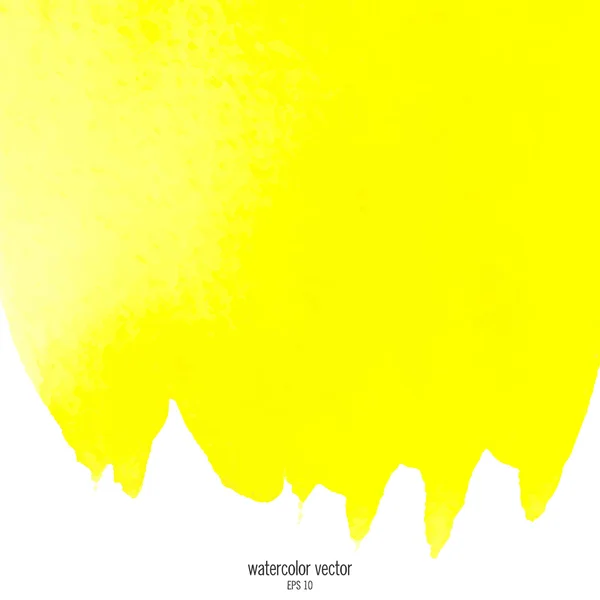 Yellow watercolor squarer background — Wektor stockowy