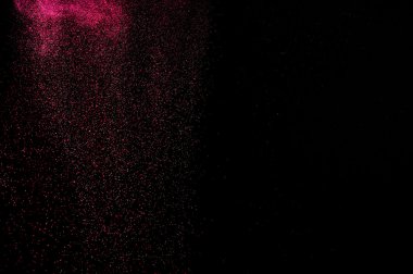 Holi soyut kırmızı ve pembe boya.