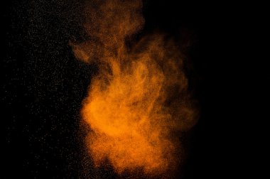 Soyut turuncu boya Holi.