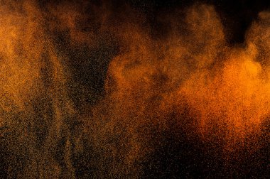 Soyut turuncu boya Holi.