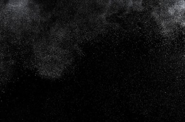 Beyaz boya Holi soyut. Soyut beyaz toz patlama.