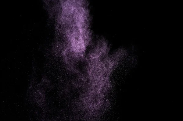 Abstraktní fialové barvy Holi. — Stock fotografie