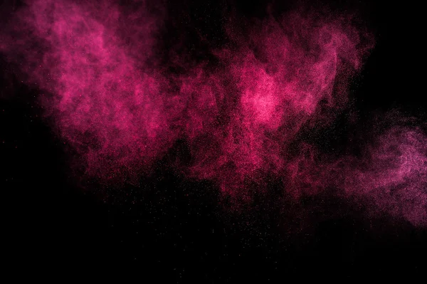 Holi soyut kırmızı ve pembe boya.
