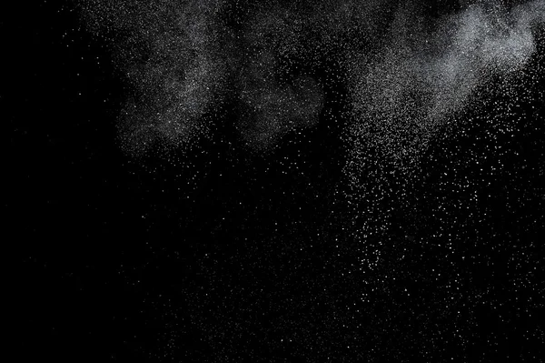 Abstract witte verf Holi. Explosie van abstract wit poeder. — Stockfoto