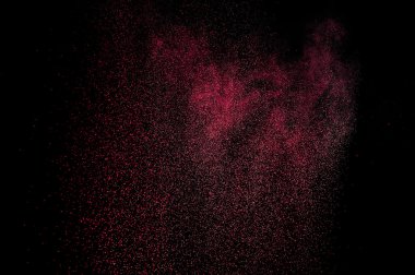 Holi soyut kırmızı ve pembe boya.