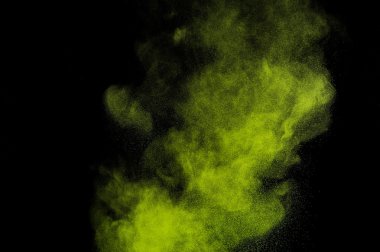 Soyut yeşil boya Holi.