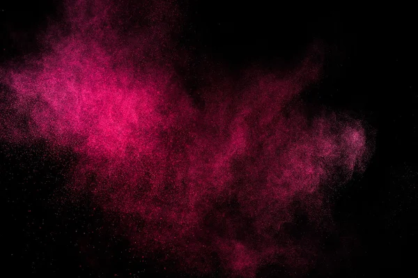 Абстрактная красная и розовая краска Холи . — стоковое фото