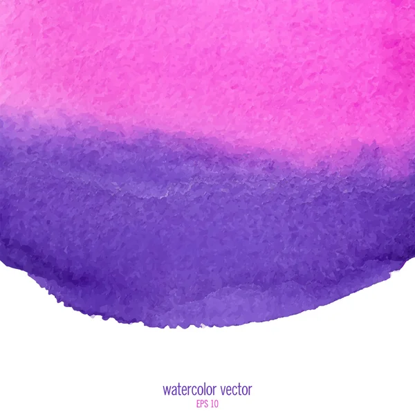 Aquarelle rose et violet fond carré — Image vectorielle