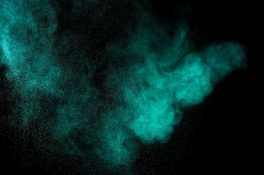 Soyut Akuamarin boya Holi.