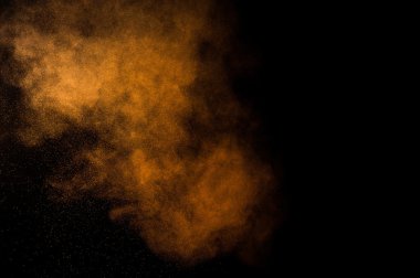 Soyut turuncu boya Holi.