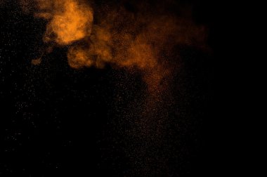 Soyut turuncu boya Holi.