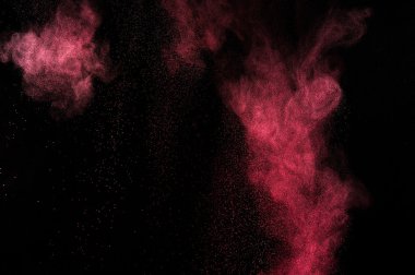 Soyut pembe boya Holi.