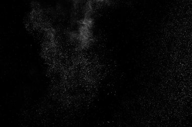 Beyaz boya Holi soyut. Soyut beyaz toz patlama.