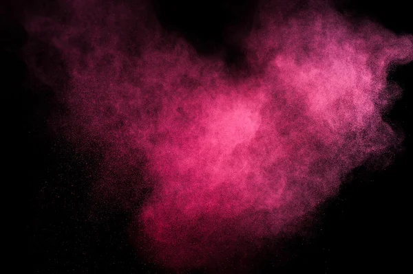 Holi soyut kırmızı ve pembe boya.