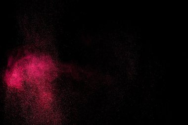 Holi soyut kırmızı ve pembe boya.