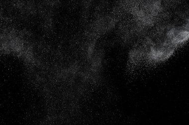 Beyaz boya Holi soyut. Soyut beyaz toz patlama.