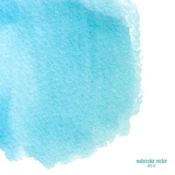 Blauwe aquarel vierkanter achtergrond — Stockvector