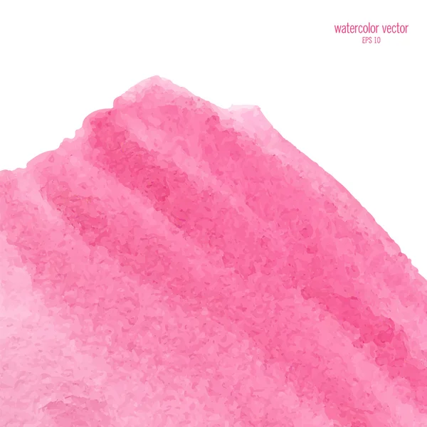ピンクの水彩正方形の背景 — ストックベクタ