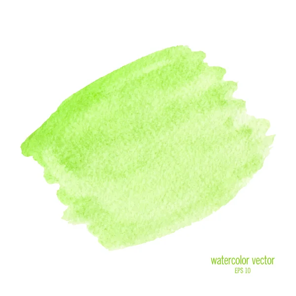 Cercle aquarelle vert . — Image vectorielle