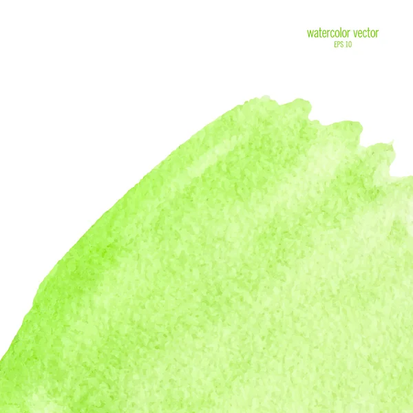 Groene aquarel vierkanter achtergrond — Stockvector