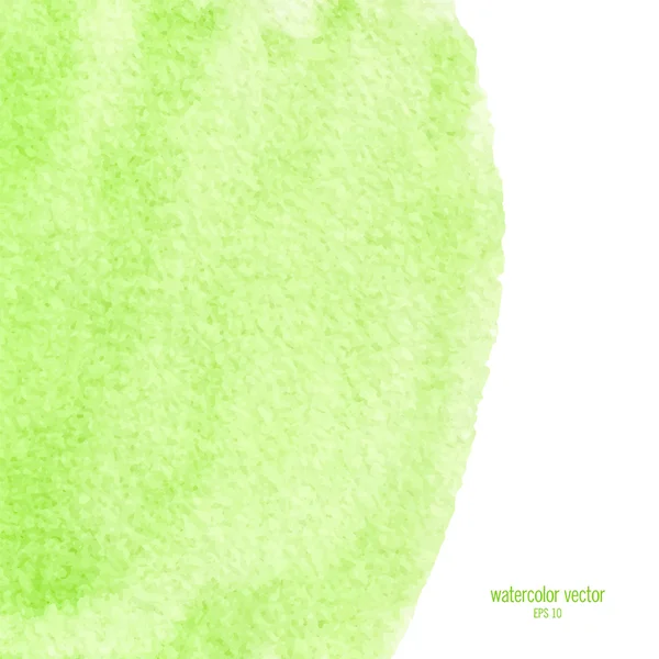 Grüne Aquarell quadratischen Hintergrund — Stockvektor