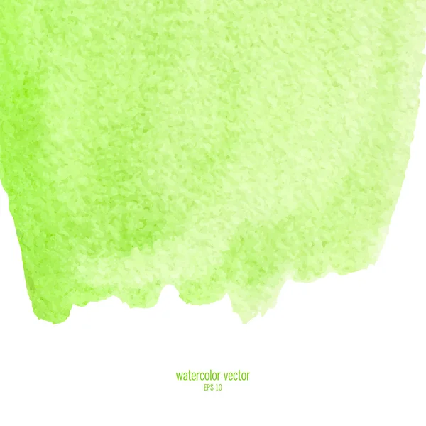 Groene aquarel vierkanter achtergrond — Stockvector