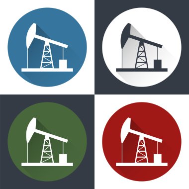 Petrol derrick simgesi.