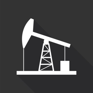 Petrol derrick simgesi. 