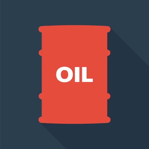 Barril de vetor de óleo . — Vetor de Stock