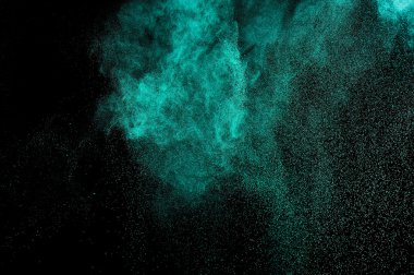 Soyut Akuamarin boya Holi.
