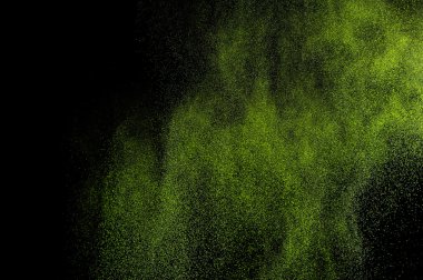 Soyut yeşil boya Holi.