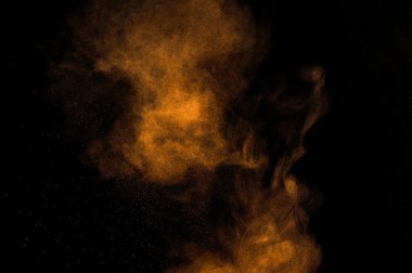 Soyut turuncu boya Holi.