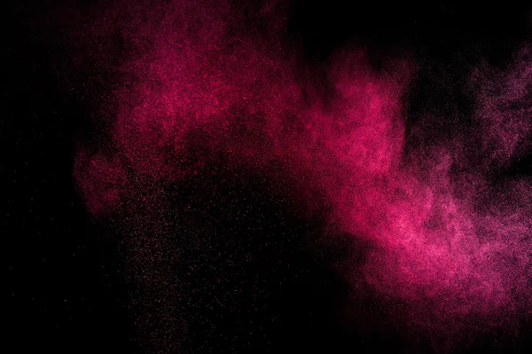 Holi soyut kırmızı ve pembe boya.