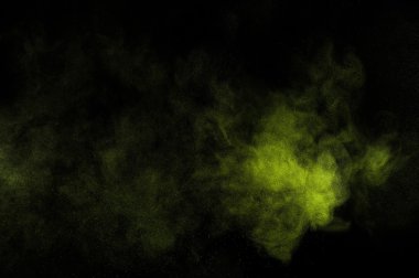 Soyut yeşil boya Holi.