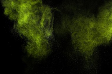 Soyut yeşil boya Holi.