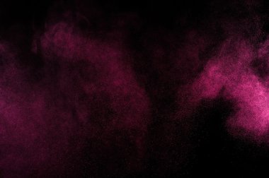 Holi soyut kırmızı ve pembe boya.