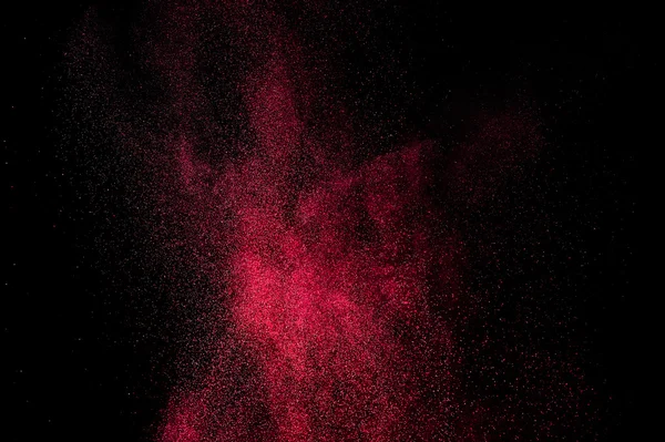Абстрактная красная и розовая краска Холи . — стоковое фото