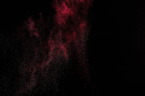 Abstract Pink Paint Holi Abstract Pink Powder Explosion Black Background — Stock Photo, Image