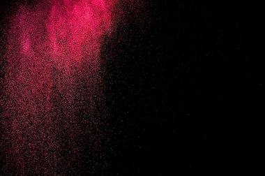 Holi soyut kırmızı ve pembe boya.