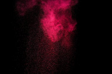 Holi soyut kırmızı ve pembe boya.