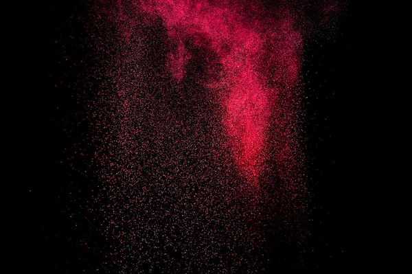 Holi soyut kırmızı ve pembe boya.