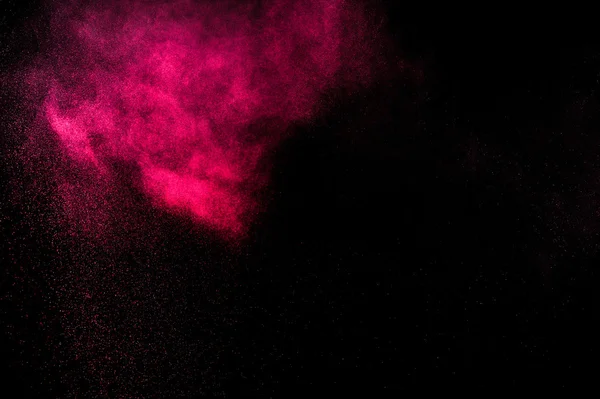 Holi soyut kırmızı ve pembe boya.