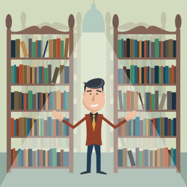 Kütüphanedeki adam..