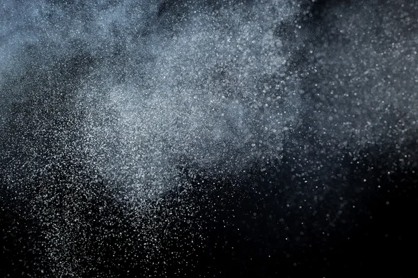 Abstract white powder explosion — Stock Photo, Image