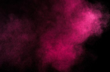 Holi soyut kırmızı ve pembe boya.