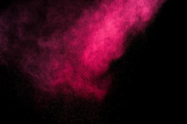 Holi soyut kırmızı ve pembe boya.