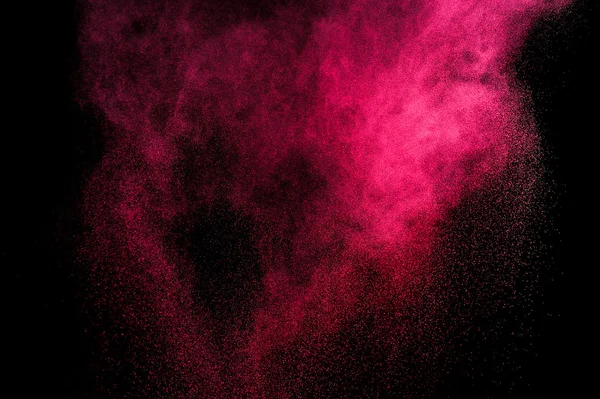 Holi soyut kırmızı ve pembe boya.