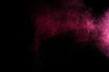 Holi soyut kırmızı ve pembe boya.